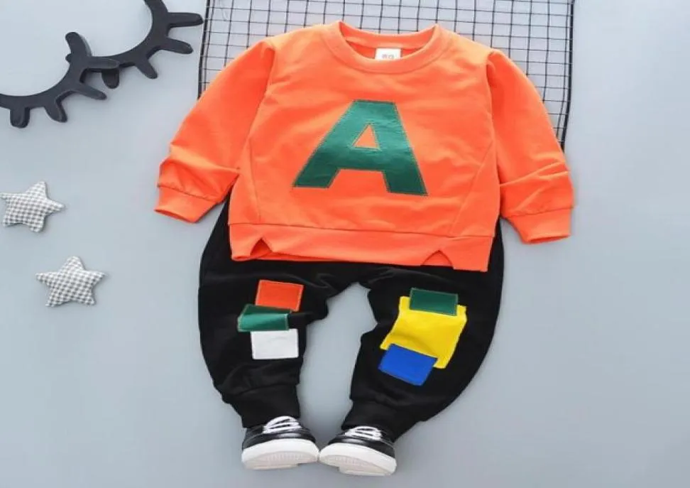 Fashion Boys Clothing Sets Full Sleeve Children Sweater T shirt Pants Kids Clothes Suit Baby Clothing For 15 Years74067378020863