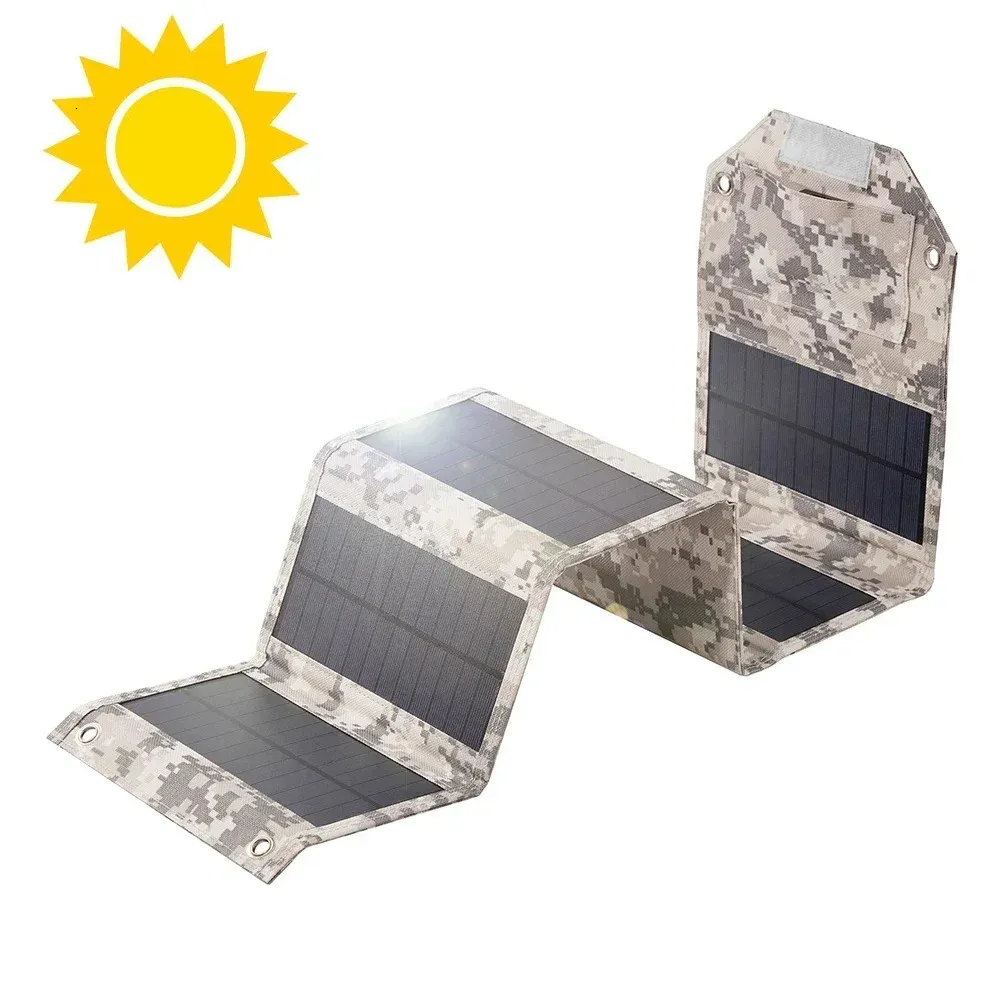 50W 100W USB Solar Panel Folding Power Bank Outdoor Camping Hiking - View #3