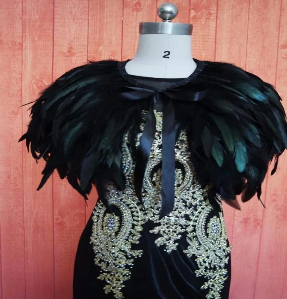 Black Fur Wedding Shrug Cape Blue Wedding Party Bolero Wrap Red New Bridal Shawl Custom made size7274730