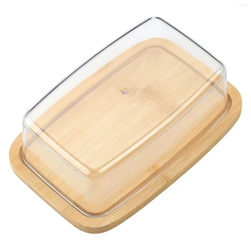 Plates Restaurant Party Multipurpose Durable Convenient Keep Fresh With Lid Heat Preservation Practical Rectangular Butter Dish Cheese