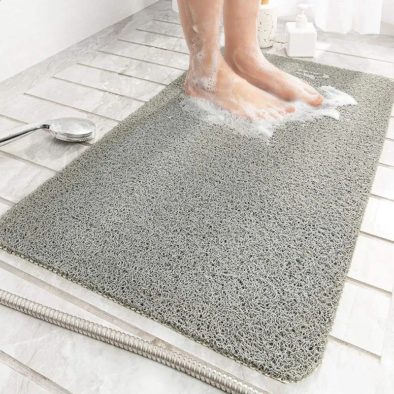 Badrum icke-halkmatta rektangulär dusch icke-halkbad matta badrum vattentät golvmatta 40x60 cm badsteg matta 240130