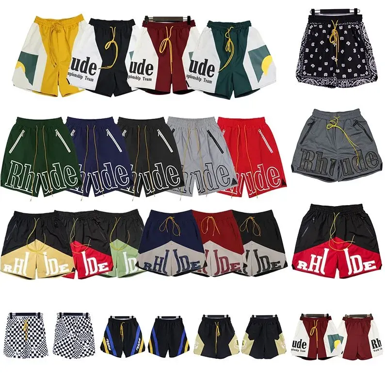 2024 Designer-Herren-Shorts für Herren, kürzere Designer-Shorts für Damen, zum Schwimmen, Cashew-Blume, Strick-Kordelzug, Capris, Paare, Jogger, Sportbekleidung, lose ru, lässige Strand-Jogginghose