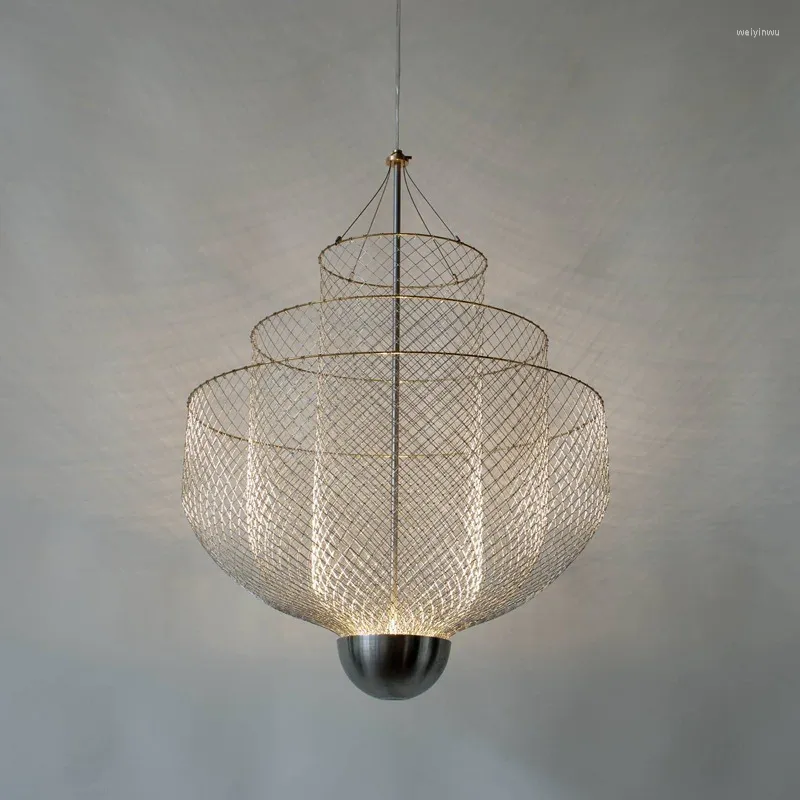 Pendant Lamps Modern Led Oval Ball Geometric Light Big Lamp Lighting Glass Chandeliers Ceiling