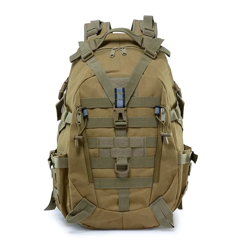 40л военный тактический рюкзак для мужчин, походные рюкзаки, светоотражающие уличные дорожные сумки Molle 3P, альпинистская сумка 240202