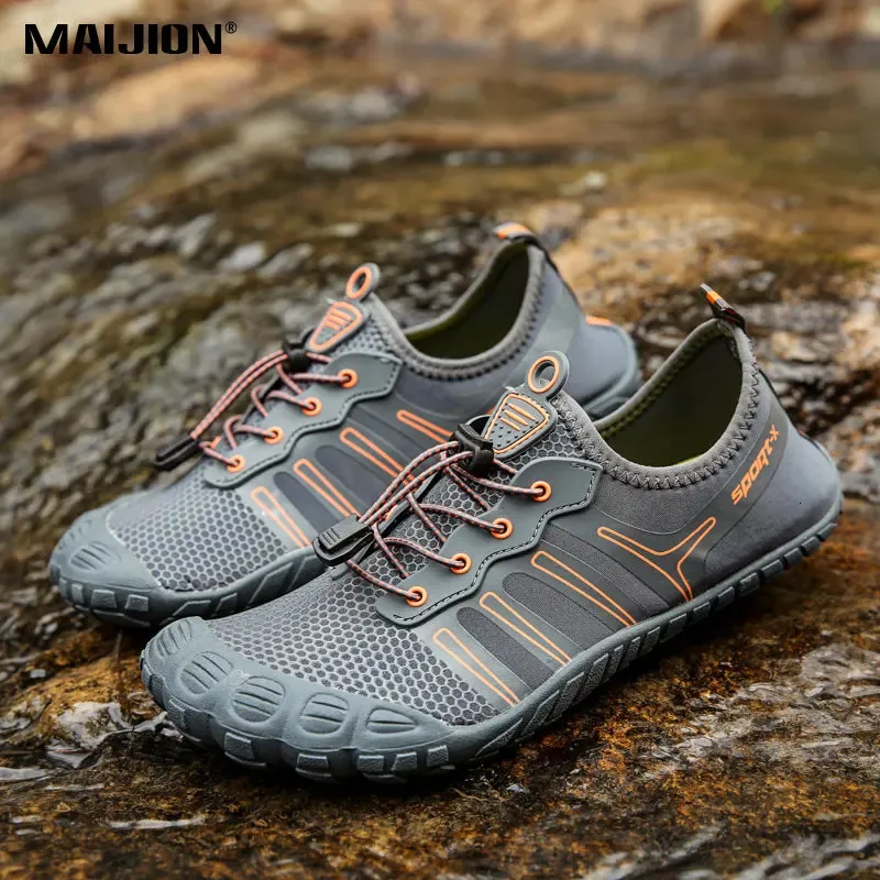 Beathable Barefoot Trekking Sneaker Men Women Elastic Surfing Beach Water Shoe Comfortable Non Slip Quick Dry Wading River 240123