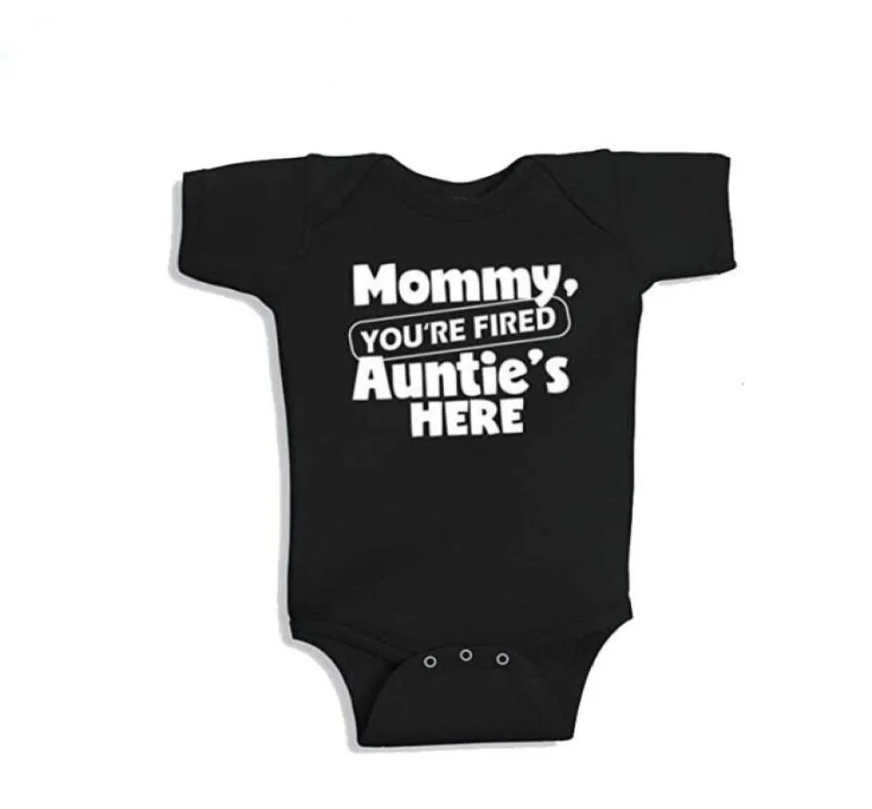 Nieuwe Mama Onesie Katoen Korte Mouw Baby Body Baby Jongens Meisjes Kleding Grappige Tante Babykleding 024M18029789441472