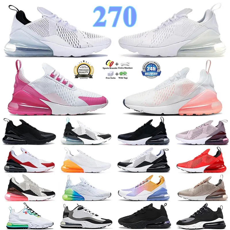 Nike Air Max 270 Laufschuhe Paisley Pack Pastell Denim Navy Regenwolke Violette Turnschuhe Blatt Grün Mystisch Lila Blau Grau Schwarz Castlerock Turtle Taube Frauen Trainer