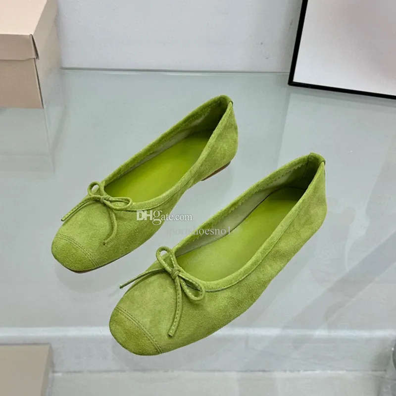 Vintage Spring Bowtie Ballet Flats Women Shoes Slip On Round Toe Slip On Lazy Shoes Lovely Mary Janes