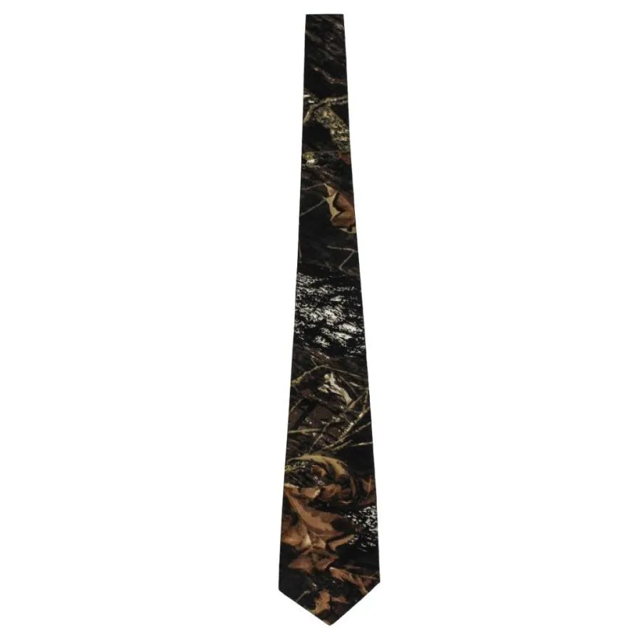 2018 mode camo handgjorda kamouflage slipsar långa camo -band för män med manschettknappar4524719