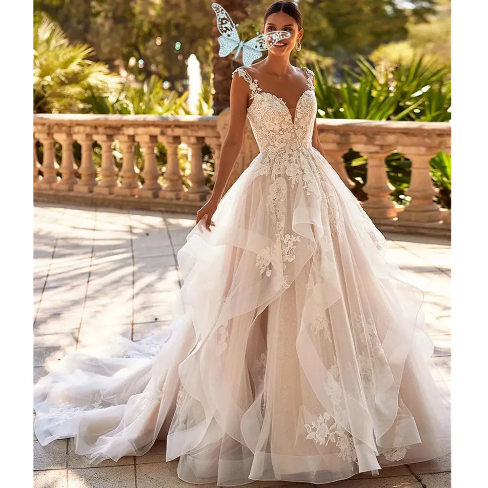 Abiti da sposa eleganti in raso con maniche lunghe in pizzo Abito da sposa musulmano Abito da sposa musulmano con retro coperto Vestido de Novia Vestido De Novia in raso 02