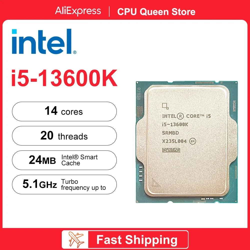 Процессор Intel Core i513600K i5 13600K, 35 ГГц, 14 ядер, 20 потоков, 10 нм L324M, 125 Вт, LGA 1700, игровой процессор 240228