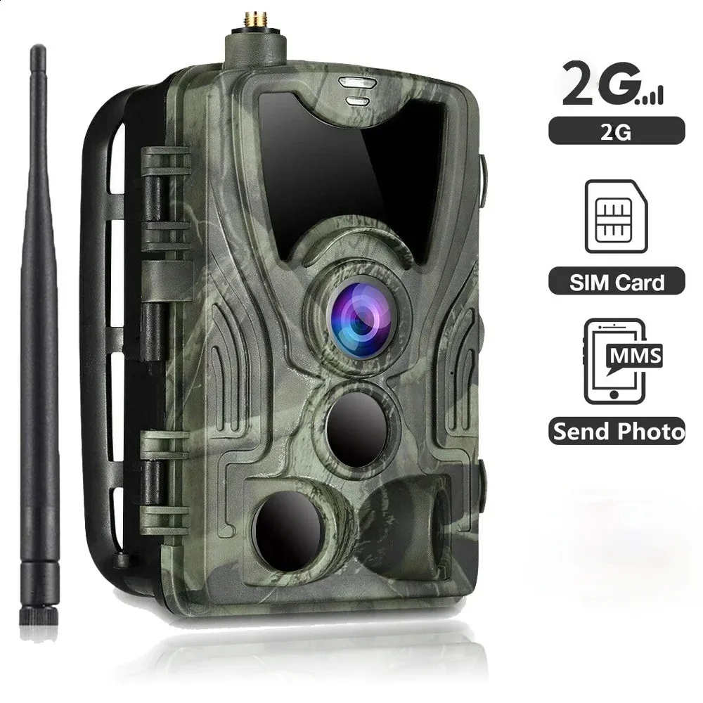 SunTekcam 2G 20MP 1080p MMSPSMS HC801M 2G Hunting Trail Camera Wildlife Po pułapki 0,3S Trigger Hunter Camera 240126