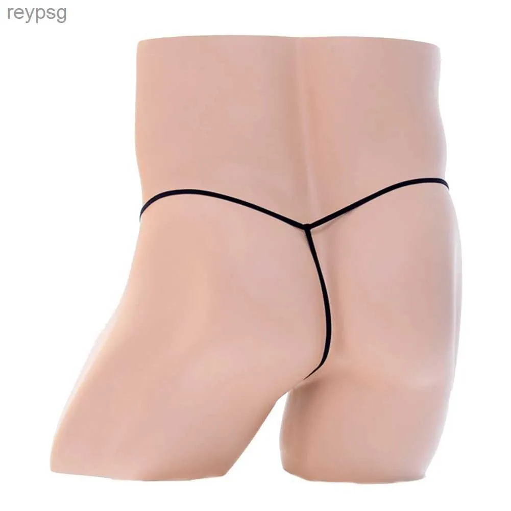 Cuecas calcinha sexy masculina cintura baixa g-string cuecas pura malha ver através tanga roupa interior nádegas abertas lingerie sedutora yq240215