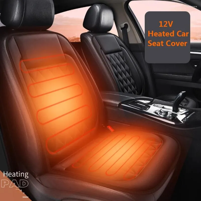 Car Seat Covers 12-24v Heated Cover 30' Fast Heater Cloth/Flannel Protector 25W Heating