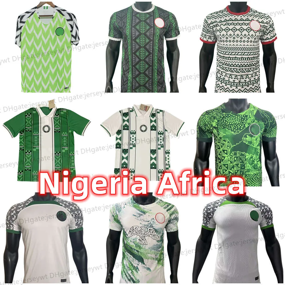 Nigéria 24 25 camisas de futebol OSIMHEN 18 19 22 23 camisa de futebol retrô OKOCHA SIMON LOOKMAN IHEANACHO Jersey uniforme de treinamento África maillot de foot kits camiseta