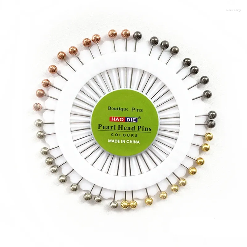 브로치 무슬림 액세서리 Metalica Gold Needle Wheel for Women Hijab Pins 클립 믹스 색상 금속 핀