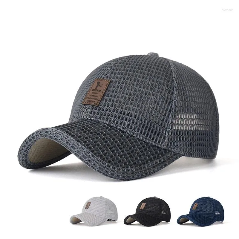 Top kapakları yaz pamuk dağcılık net şapka açık güneş vizör kapağı hızlı kuru nefes alabilen örgü beyzbol seyahat sunhat snapback gorras