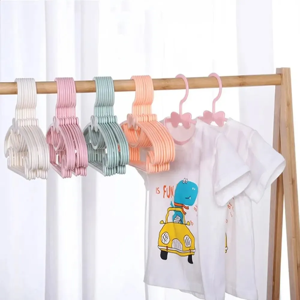 5 Stuks Kinderen Jassen Opslag Hanger Closet Organizer Baby Hangers Plastic Handdoek Display Winddicht Kinderkleding Rekken 240125