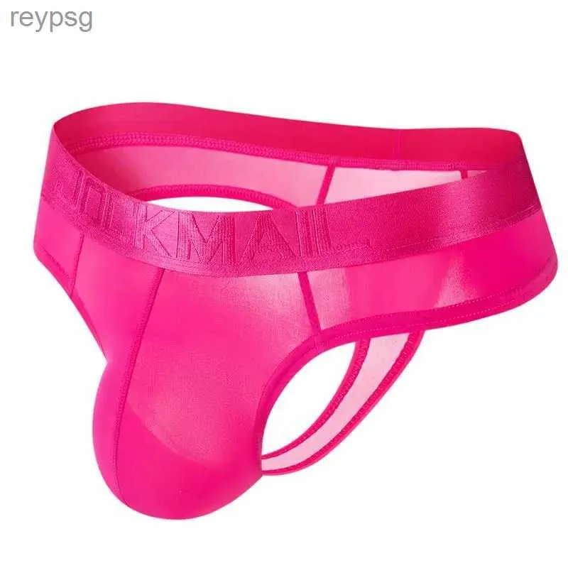 Cuecas calcinha sexy gay masculino roupa interior panochas jockstrap cueca tangas biquíni masculino breve seda gelo transparente como ou roupa de banho yq240215