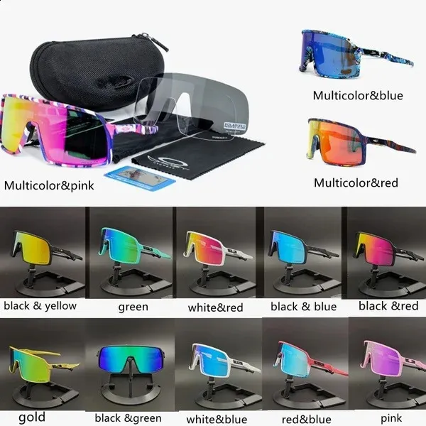 Mens Sunglasses Cycling Glasses For Man Women UV400 Riding Safety Eyewear Polarized Sports Outdoor Mountain Bike Bicycle Goggle 240130