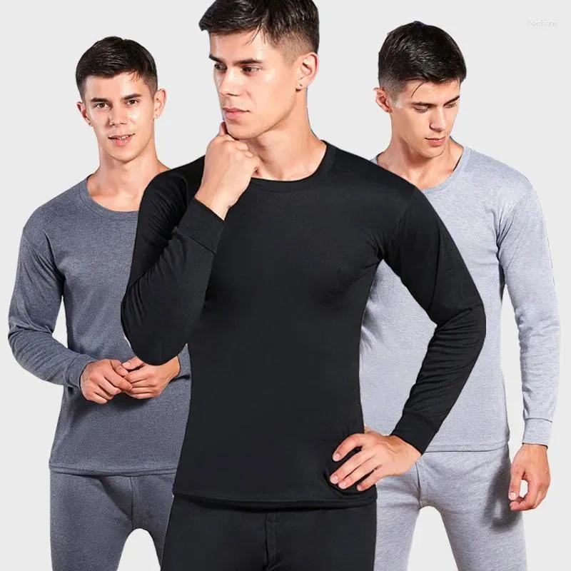 Men's Thermal Underwear Sale Men Winter Heating Sets Long Youth Thin Warm Johns Suits