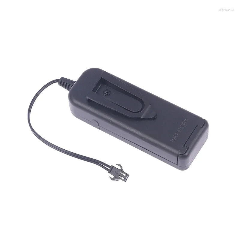 Lighting System DC3V Battery Holder Box For 1-10m Light EL Wire Glasses Glow Neon Decor Storage Cover Converter Connector