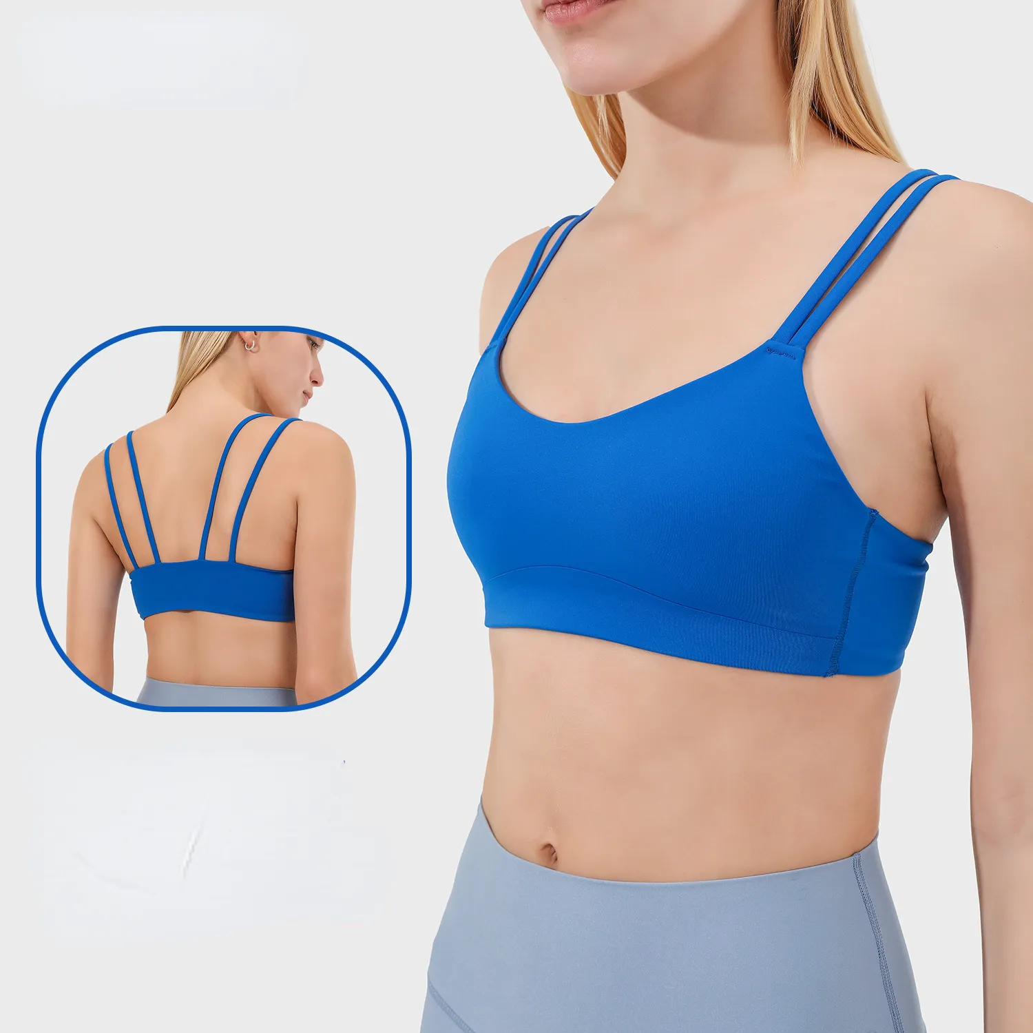 Kvinnors sportyoga Bra Snabbtorkning Fitness Bras sportkläder Training Wear Bras andningsgymnastik