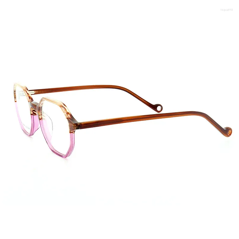 Okulary przeciwsłoneczne ramy mężczyźni w stylu okularu dla kobiet okrągłe okulary ręcznie wykonane 2024 okulary mody pełne obręcze okulary rx JDA3224