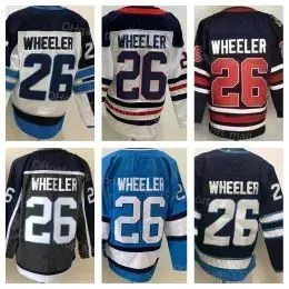 Stitch Ice hockey jerseys custom Connor Reverse Kyle Mark Scheifele Wheeler Blake PierreLuc Dubois Dustin Byfuglien Hellebuyck hockey stitch