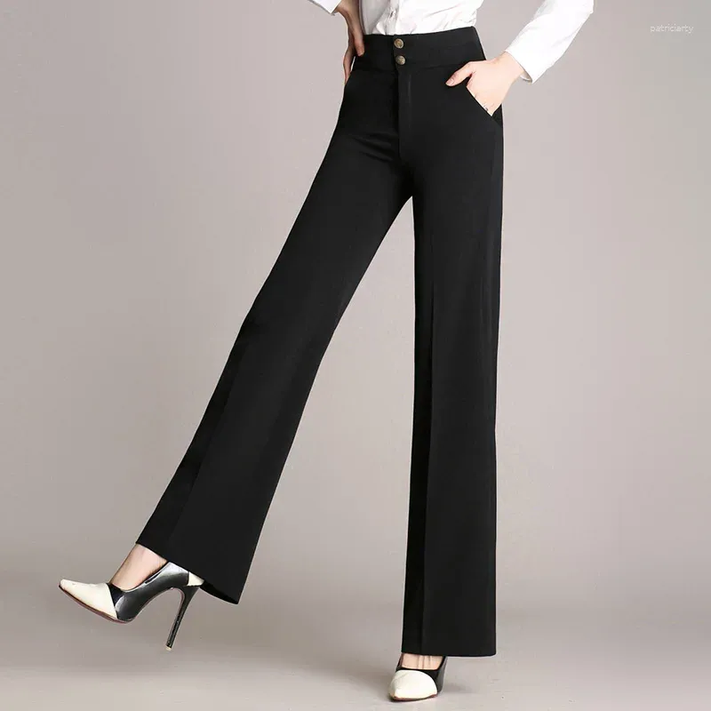 Pantalones de mujer Foxmertor Casual lápiz de trabajo 2024 elegantes pantalones de talla grande mujeres elásticos ajustados Leggings de oficina