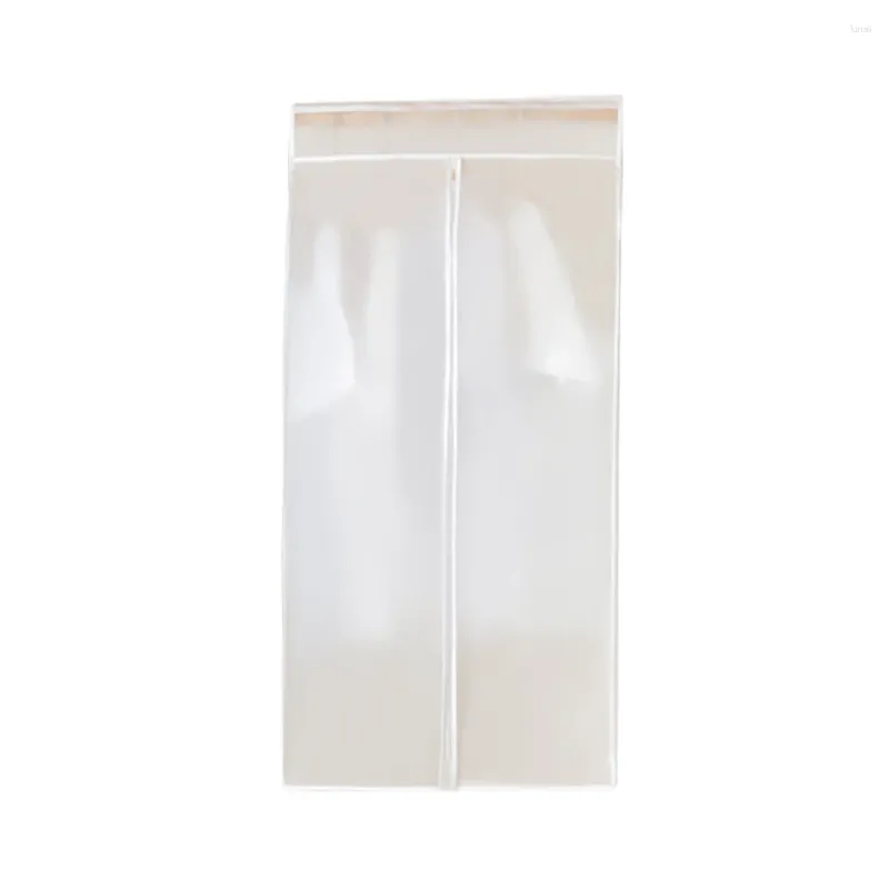 Bolsas de almacenamiento Ropa engrosada Cubierta antipolvo Impermeable A prueba de polvo Traje Protector Organizador Armario Abrigo Bolsa colgante