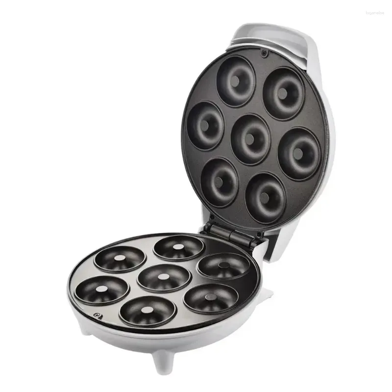 Brotbackautomaten 110/220 V Mini Elektrogrill Donut Maker 7-Loch 1200 Watt Tragbare Maschine Antihaft-Küchengerät EU/US-Stecker Heimgebrauch