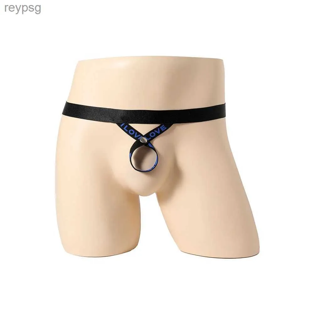 Slips Höschen Sexy Männer G-String Vorderloch Mini Bikini Männlich Low Rise Hight Cut Unterwäsche Rückenfreie Verführung Dessous Erotische Tangas YQ240215