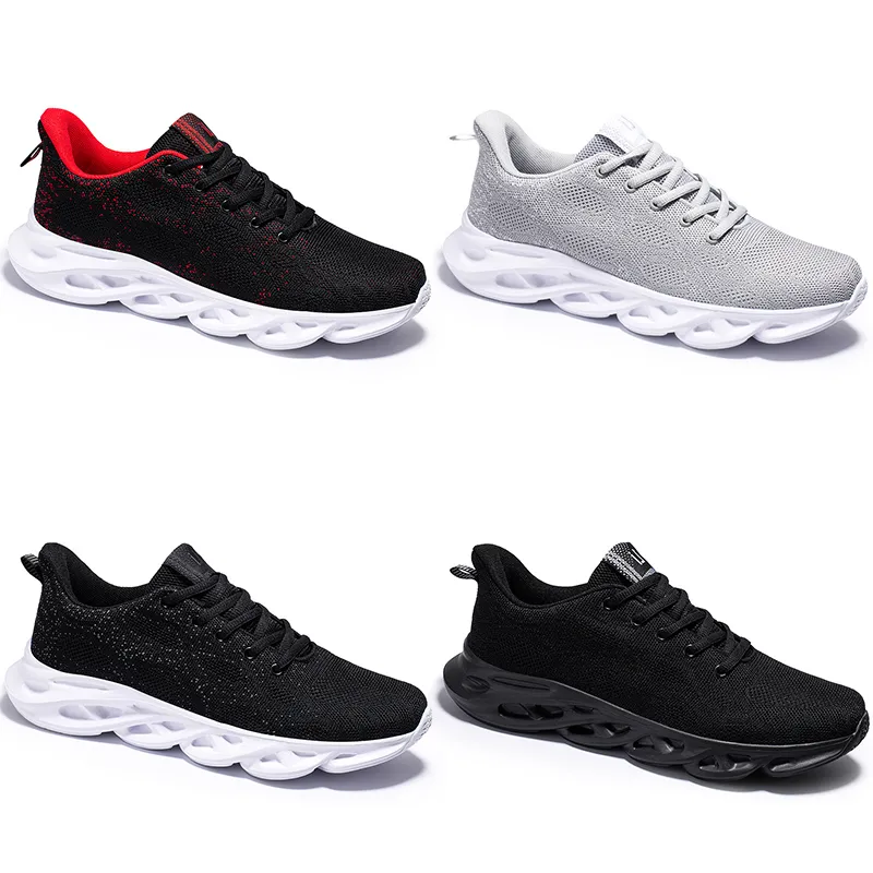 2024 Hot Sale Running Shoes Mesh Deodorant Men Woman Black Red White Grey Trainers Soft Bottom Non-Slip