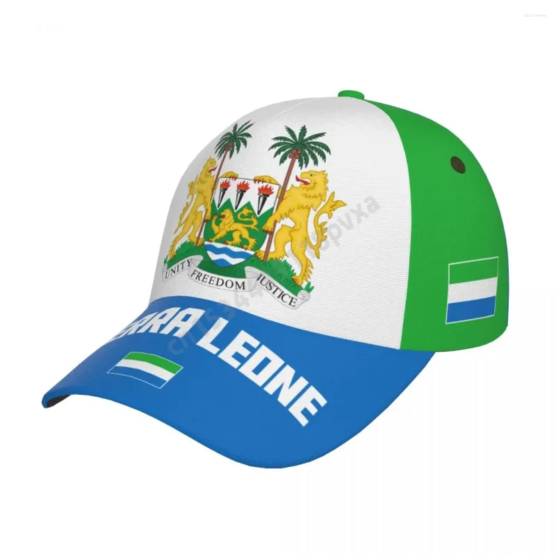 Ball Caps Unisex Sierra leone Flag для взрослых бейсбол