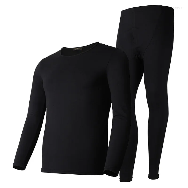 Men's Thermal Underwear Autumn And Winter Clothes Long Pants Suit Thin Milk Beauty Skin Large Size Base