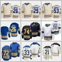 2022 Heritage Classic Hockey Jersey 21 Kyle Okposo 26 Rasmus Dahlin 29 Vinnie Hinostroza 33 Colin Miller 53 Jeff Skinner 72 Tage Thompson Ra