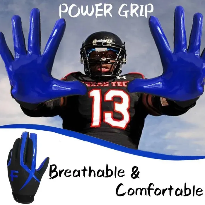 Kids american football gloves on sale