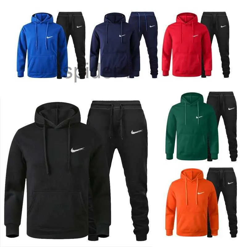 Nieuwe Designer Heren Trainingspakken Trui Broek Set Basketbal Streetwear Sweatshirts Sportpak Merk Letter Ik Babykleertjes Dikke Hoodies Mannen broek MGI1