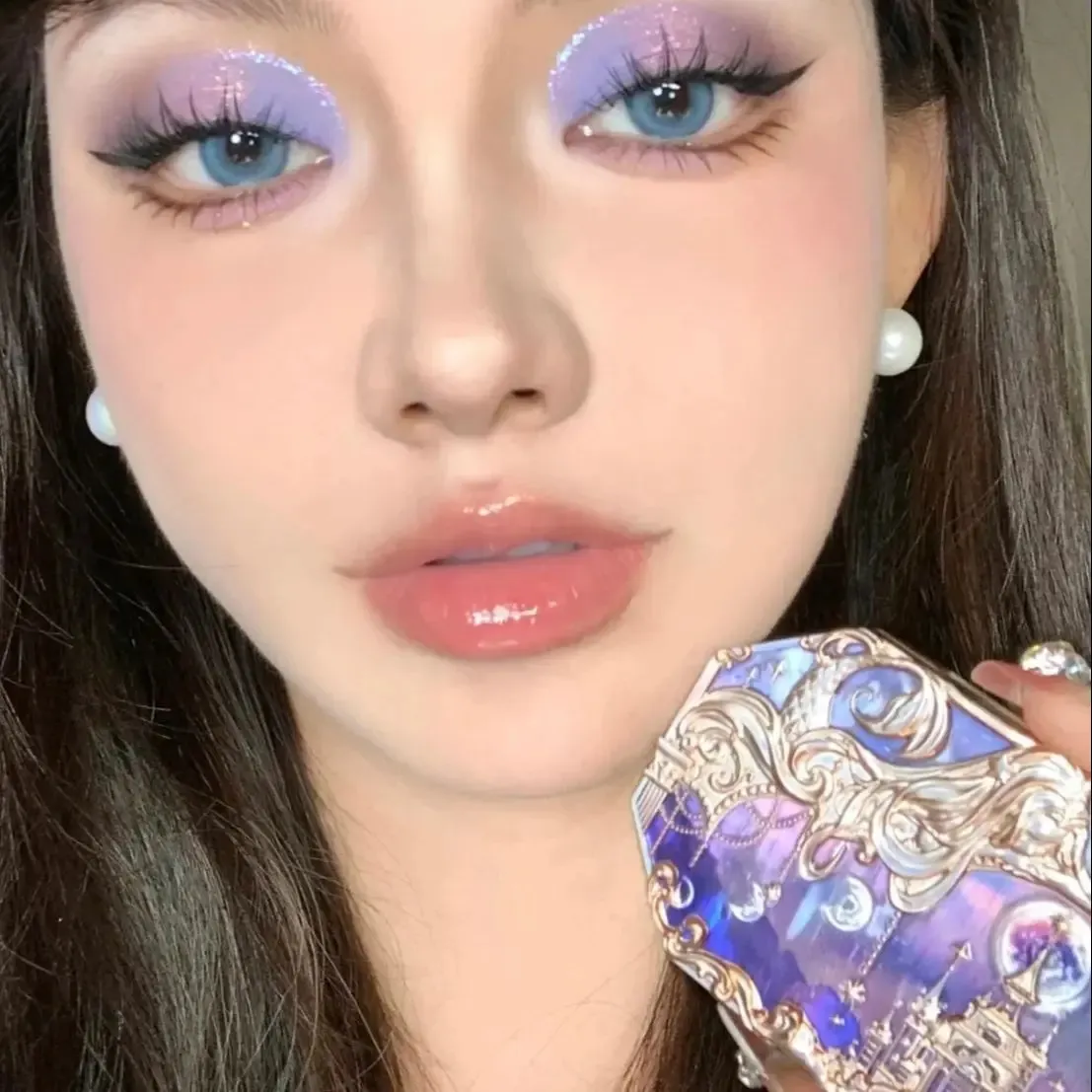 Fleur sait maquillage clair de lune sirène fard à paupières Palette 5 couleurs mat miroitant caméléon femmes beauté ombre à paupières fleurs savoir 240123