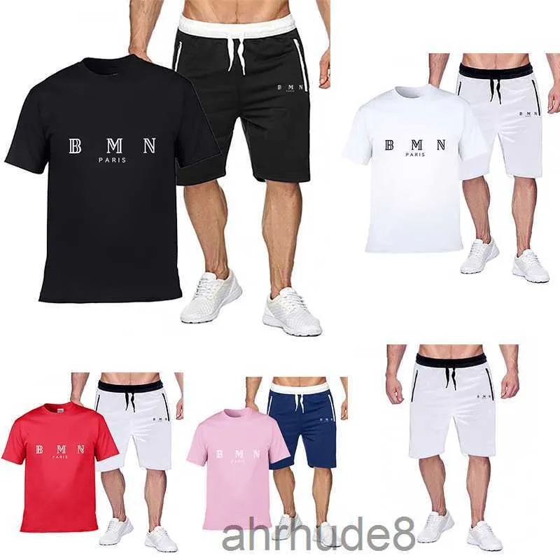 Trainingspakken Zomer Sportkleding Modeontwerper Gedrukt Heren T-shirt Broek Pak Shorts Shirt Casual polo's 0FBM