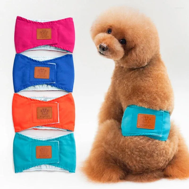 Dog Apparel Cotton Breathable Reusable Male Physical Pant Solid Color Elastic Multifuction Underwear Fashion Pet Accessory