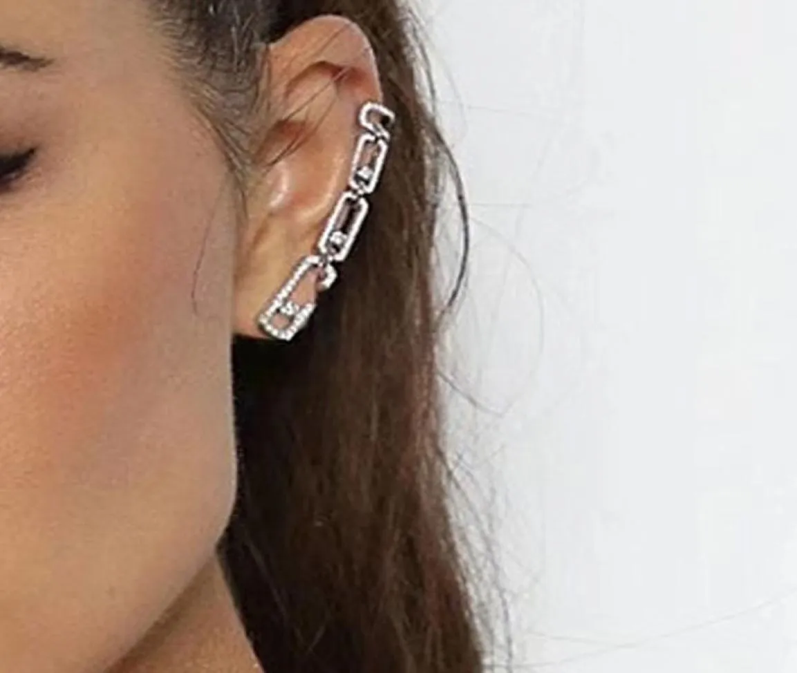 여성 귀걸이 고급 보석 2020 디자이너 귀걸이 체인 성격 성격 세련된 귀걸이 귀 뼈 클립 여성 925 실버 N7383790