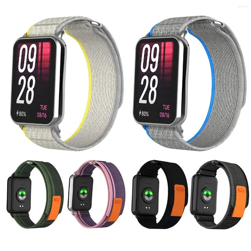 Assista Bandas Nylon Straps para Xiaomi Mi Band 8 Pro Pulseira Inteligente 2024 Pulseiras Acessório Versão Global Pulseiras