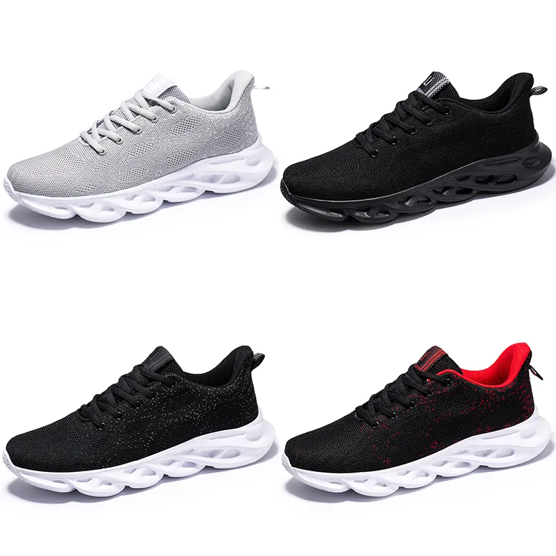 2024 New running shoes mesh deodorant men woman black red white gray trainers Soft bottom sneakers non-slip