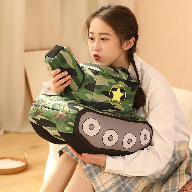 17 Styles Cartoon Tank Plush Toys Stuffed Doll Pillow Cushions Birthday Gifts Home Room Decor 240130