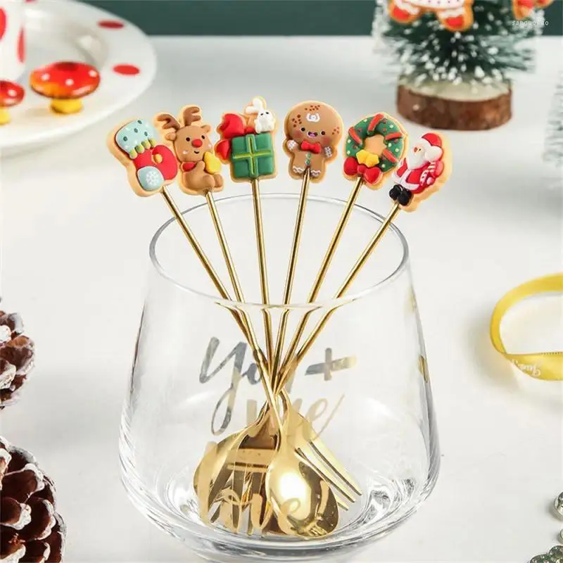 Dinnerware Sets Exquisite Grade Tableware Christmas Unique Coffee Stirrer Holiday Highest Evaluation Cartoon Lovely Practical