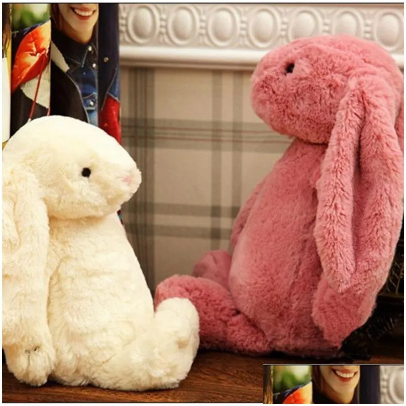 Stuffed & Plush Animals Easter Rabbit Bunny Ear P Toy Soft Stuffed Animal Doll Toys 30Cm 40Cm Cartoon Dolls Soothing Drop Delivery Toy Dhvfd