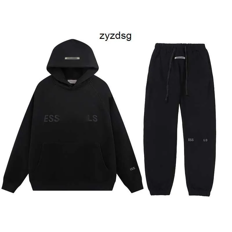 Essentials Набор с капюшоном EssentialsТолстовки Мужчины Женщины Ess Hoodies Брюки Essentialss Спортивный костюм Essentials Костюм Пуловер Рубашки с капюшоном Essen Essentialshoody