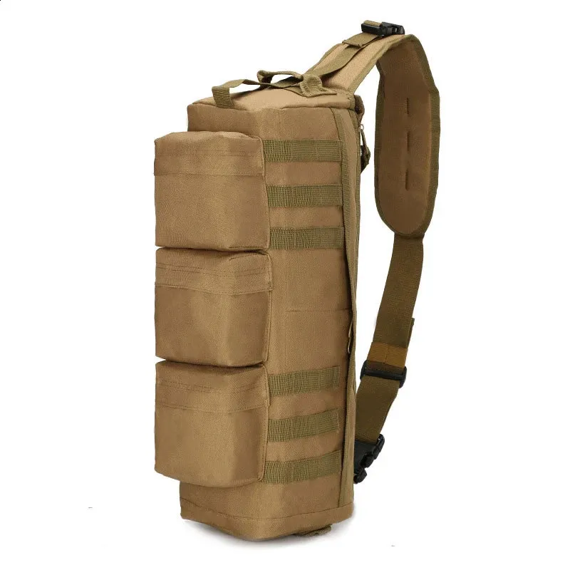 1000D Tactische MOLLE Tas Militaire Sling Enkele Schouder Rugzak Heren Legertassen Wandelen Kamperen Jacht Rugzak Mochila XA192WD 240124